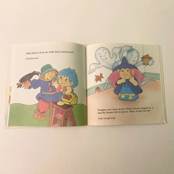 Vintage 1992 The Norfin Trolls Laugh Out Loud Book Of Jokes Riddles Scholastic - Picture 11 of 14